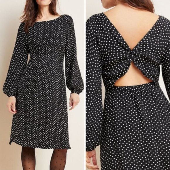 Anthropologie Dresses Nwt Anthropologie Agatha Polka Dot Midi Dress